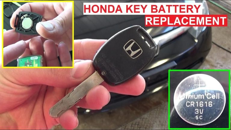 How to Change Honda Civic Key Battery