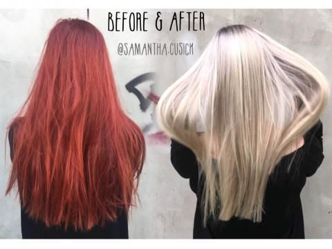 How to Remove Red Hair Color from Blonde Hair