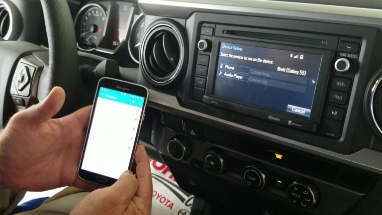 How to Connect Bluetooth to Toyota Tacoma
