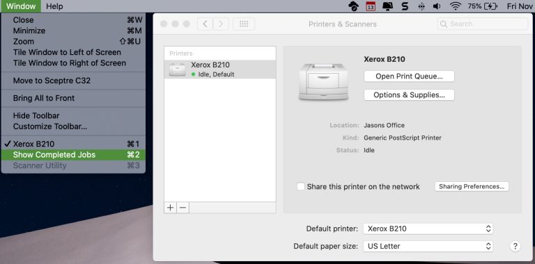 How to View Printer Queue in Mac