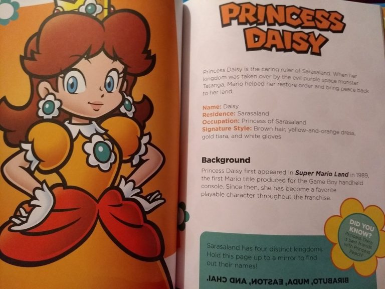 What Color is Daisys Hair from Mario