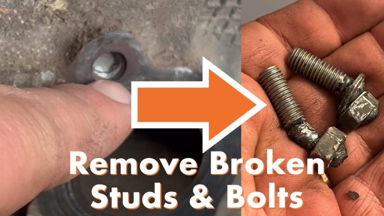 How to Remove a Broken Bolt from an Engine Block
