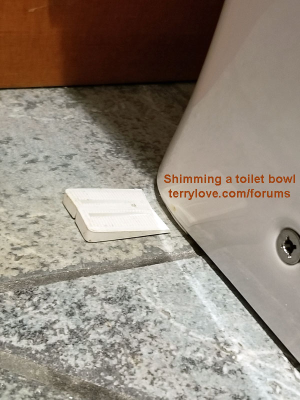 How to Shim a Toilet