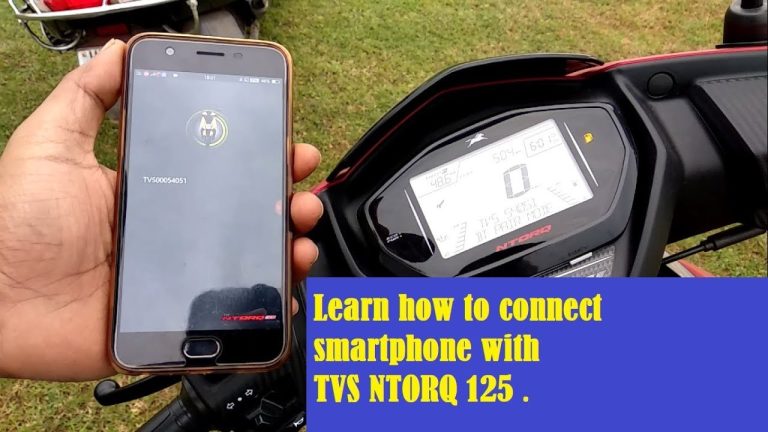 How to Connect Bluetooth to Tvs Ntorq