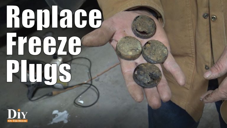 How to Replace Freeze Plugs Without Removing Engine