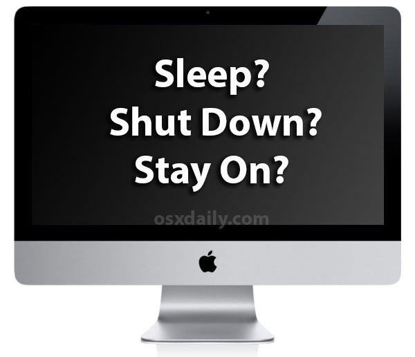 Should I Sleep Or Shut down Mac