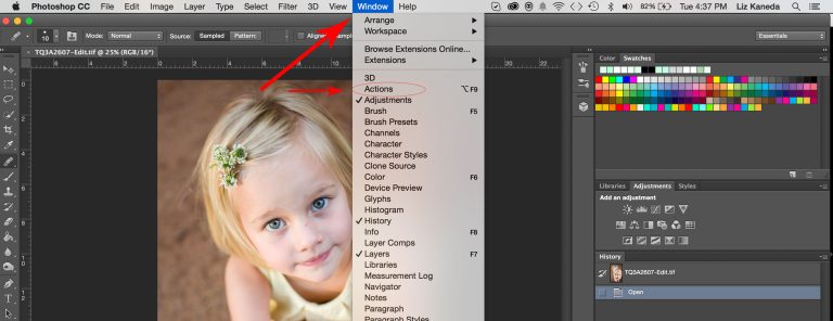 Where are My Photoshop Actions on Mac