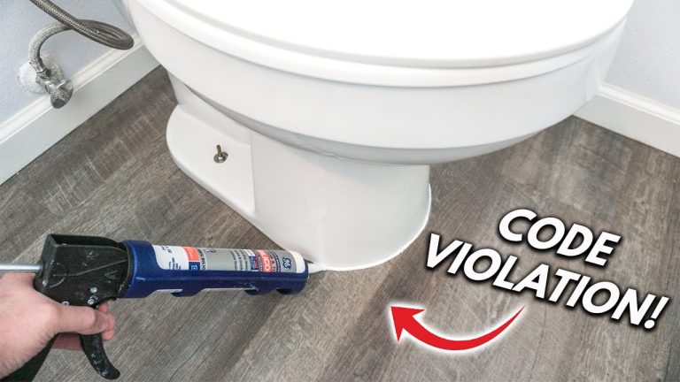 Should You Caulk around a Toilet